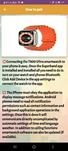 T800 Ultra Smart Watch Guide screenshot 3
