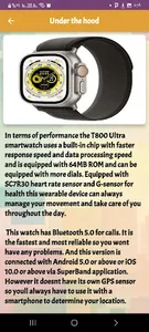 T800 Ultra Smart Watch Guide screenshot 4