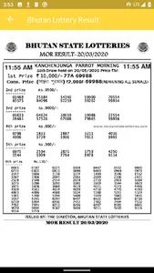 Bhutan Lottery Result screenshot 5