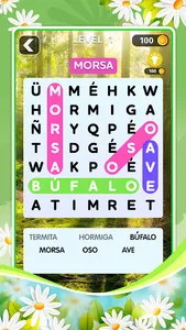 Word Search Spanish Puzzle screenshot 0