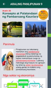 Araling Panlipunan 9 screenshot 4