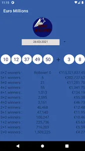 EuroMillions Guide: Statistics screenshot 1