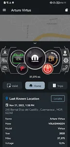 Mopar EVTS screenshot 2