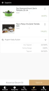 Taç Ev Alışveriş screenshot 4