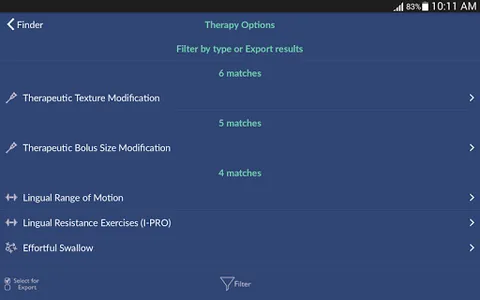 Dysphagia Therapy screenshot 12