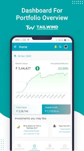 Tailwind: Personal Wealth App screenshot 0