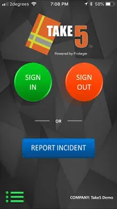 Take5 Health and Safety screenshot 0