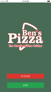 Bens Pizza S12 screenshot 0