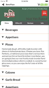 Bens Pizza S12 screenshot 2