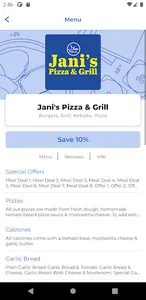 Janis Pizza & Grill screenshot 1