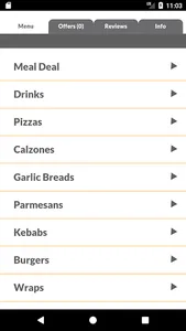 Lucianos Pizzeria screenshot 1