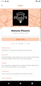 Romeos Pizzeria TS24 screenshot 1