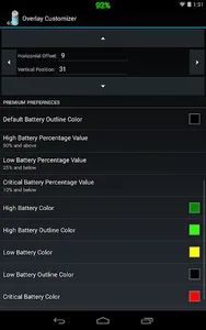 Battery Overlay Percent Key screenshot 2