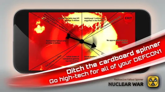 Nuclear War Spinner screenshot 1