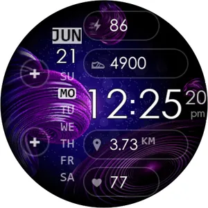 SuperGalaxy Watch Face screenshot 13