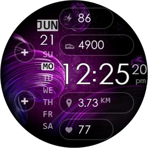 SuperGalaxy Watch Face screenshot 6