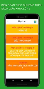 Toán Lớp 7 Tập 2 - Toán Lớp 7  screenshot 2