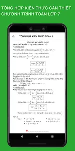 Toán Lớp 7 Tập 2 - Toán Lớp 7  screenshot 3