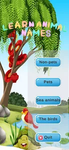 Learn animal name with picture screenshot 0