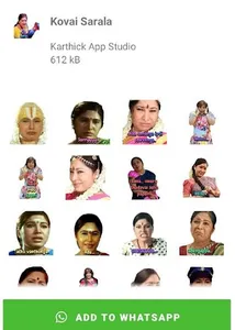 Tamil Actress Stickers screenshot 4
