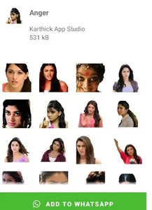 Tamil Actress Stickers screenshot 7