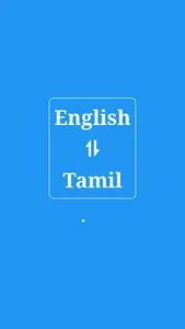 Tamil English Translator screenshot 0