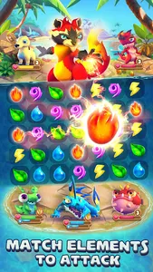 Monster Tales: Match 3 Puzzle screenshot 0