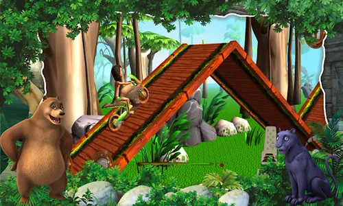 Mowgli Ramp Stunt Bike Game screenshot 1