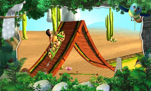 Mowgli Ramp Stunt Bike Game screenshot 2