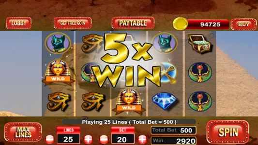 Mega Jackpot Win Slots Casino screenshot 0