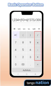 Tango Calculator screenshot 1