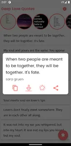 Deep Love Quotes and Sayings screenshot 0