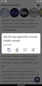 Good Life Quotes and Sayings screenshot 0