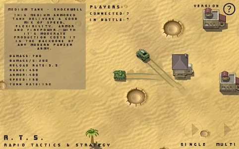 RTS Tanks Strategy screenshot 1