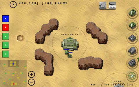 RTS Tanks Strategy screenshot 2
