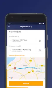 TanQyou Rittenregistratie screenshot 1