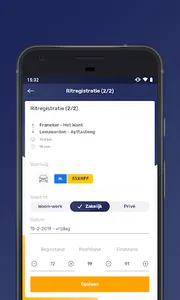 TanQyou Rittenregistratie screenshot 2