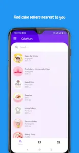 CakeMart: Find Nearby Bakers screenshot 0