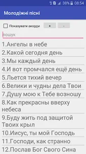 Християнські молодіжні пісні screenshot 0