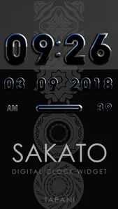 Sakato DIGITAL ALARM WIDGET screenshot 0