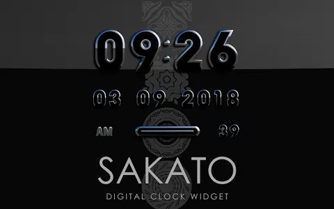 Sakato DIGITAL ALARM WIDGET screenshot 8