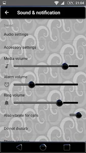 SAKATO Xperia Theme - silver w screenshot 3