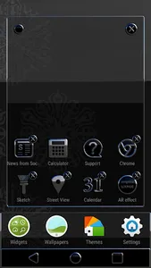 SAKATO Xperia Theme - silver w screenshot 4