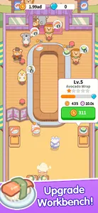 Bunny Sushi Bar - Idle Game screenshot 2