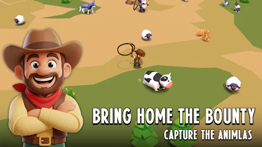 Cowboy Lasso Master: Idle Game screenshot 0