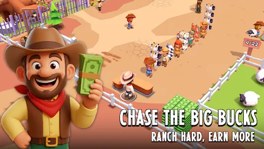 Cowboy Lasso Master: Idle Game screenshot 5
