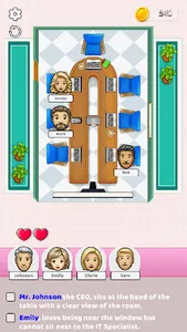 Place In Order - Seat Puzzle screenshot 1