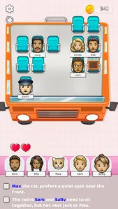 Place In Order - Seat Puzzle screenshot 2