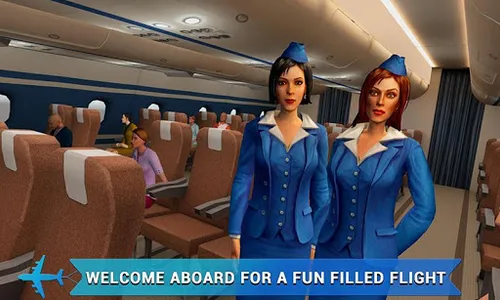 Airplane Flight Attendant -Car screenshot 0