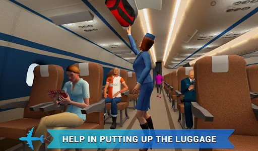 Airplane Flight Attendant -Car screenshot 6